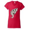 Softstyle® Women’s V-Neck T-Shirt Thumbnail